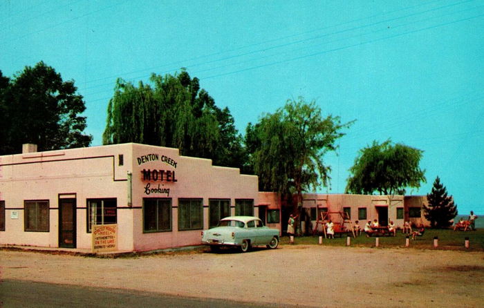 Korbinskis Lakeview Motel (McKees Coffee Bar and Cabins, Denton Creek Motel) - Denton Creek Motel (newer photo)